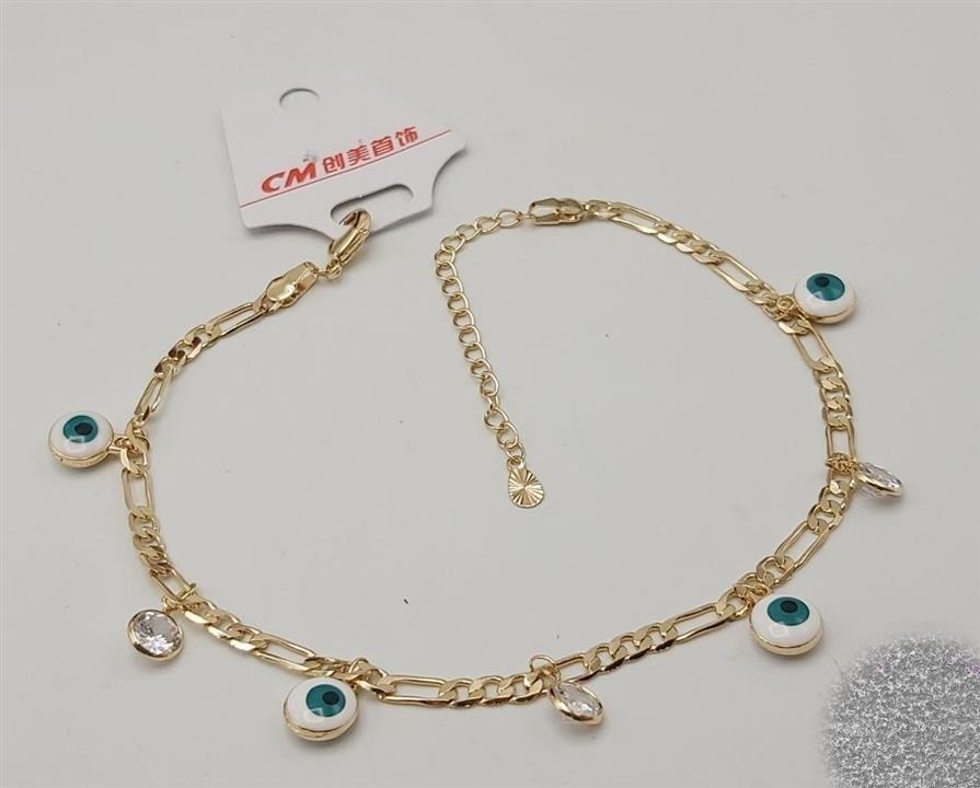 پابند آویزدار چشم نگین دار کد J043